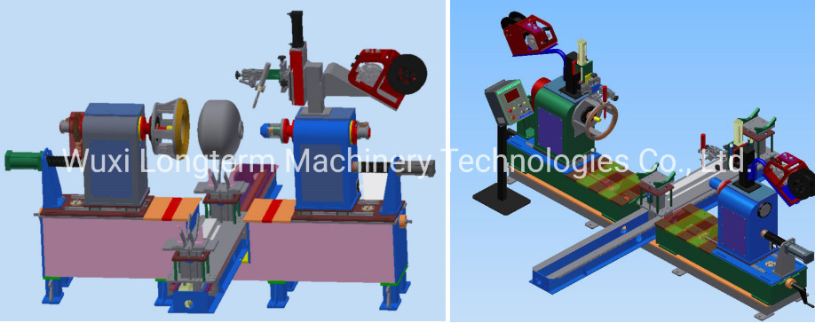 High Efficiency Electric Water Heater Tank Girth Welding Machine, Electric Water Heater Geyser Welding Equipment