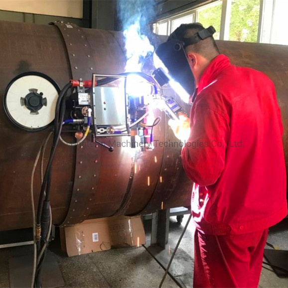 on-Site Pipeline Automatic Large Thick Pipe Orbital MIG Welding Machine, Automatic Orbital Welding Machine for Pipeline Construction Line~