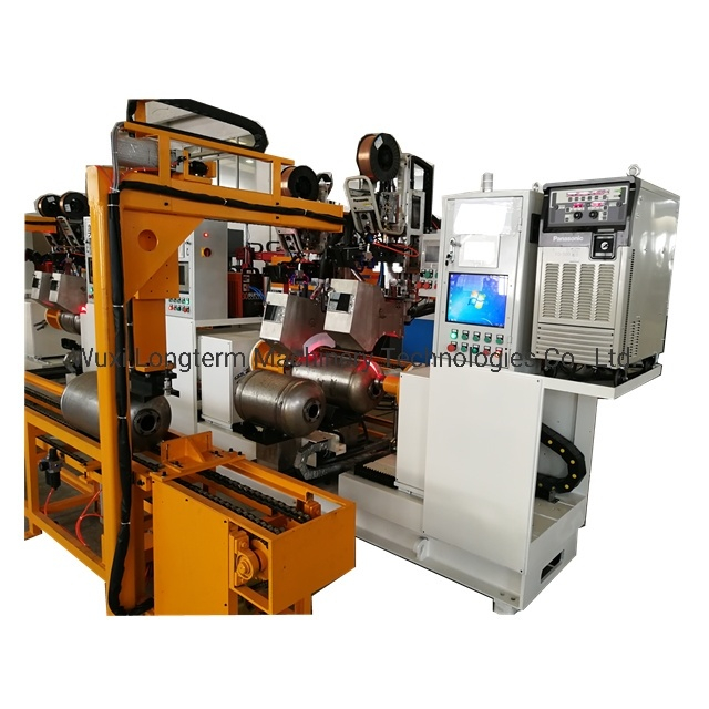 Automatic Compressor Air Tank / Air Receiver Tanks Circular Seam Welding Machine / Seam Welder