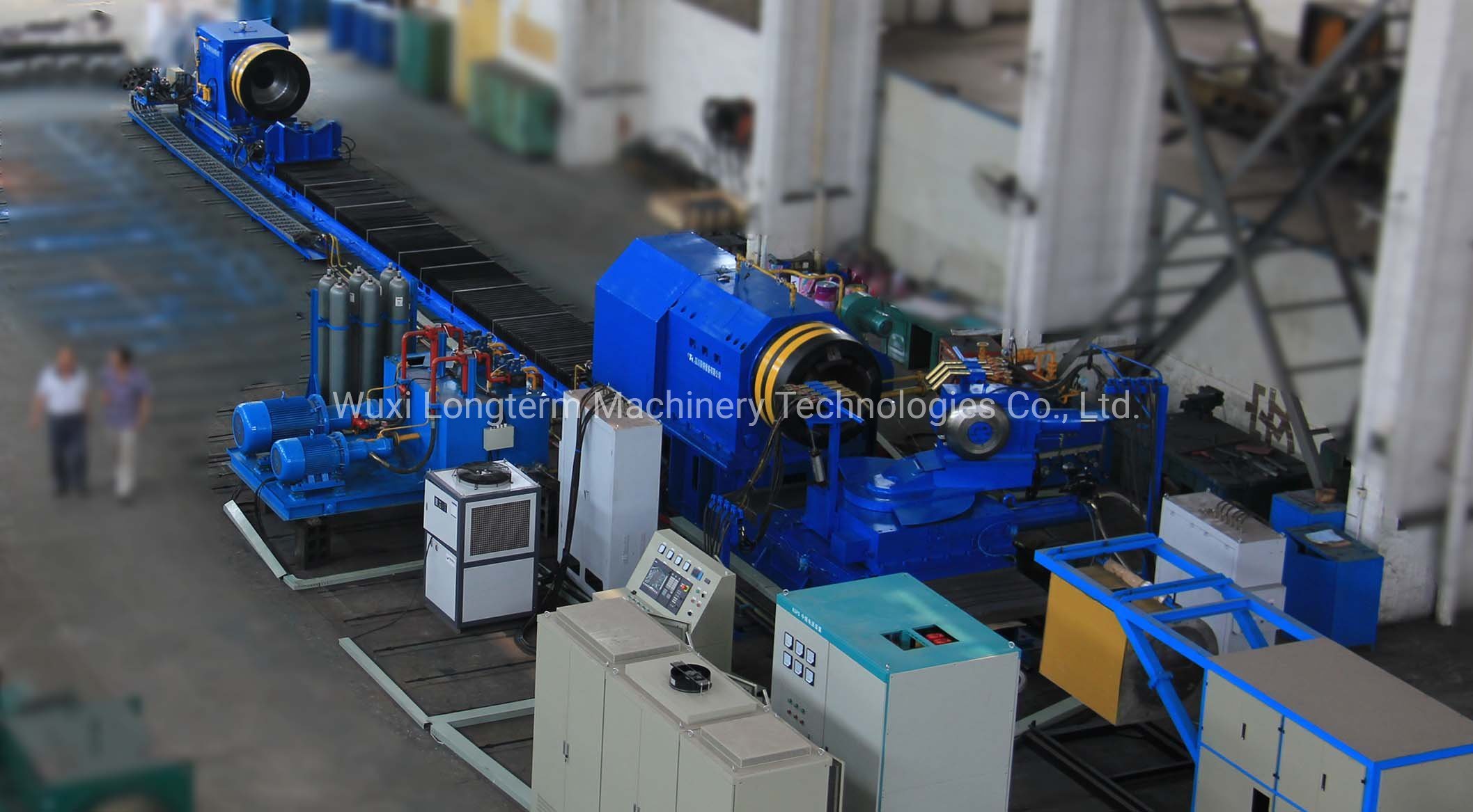 Induction Furnace Equipped CNG Cylinder Hot Spinning Forming Machine Gas Tank Spinning Machine
