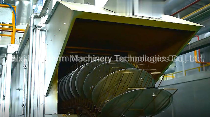 High Quality Steel Drum Oil Barrel Spray Painting Booth, Chinese OEM Design Bitumen Drum Painting Line!