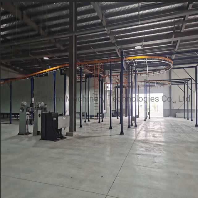 High Quality Powder Coating Line for Furniture Wooden Parts, High Inefficiency Powder Coating Booth for Wooden@