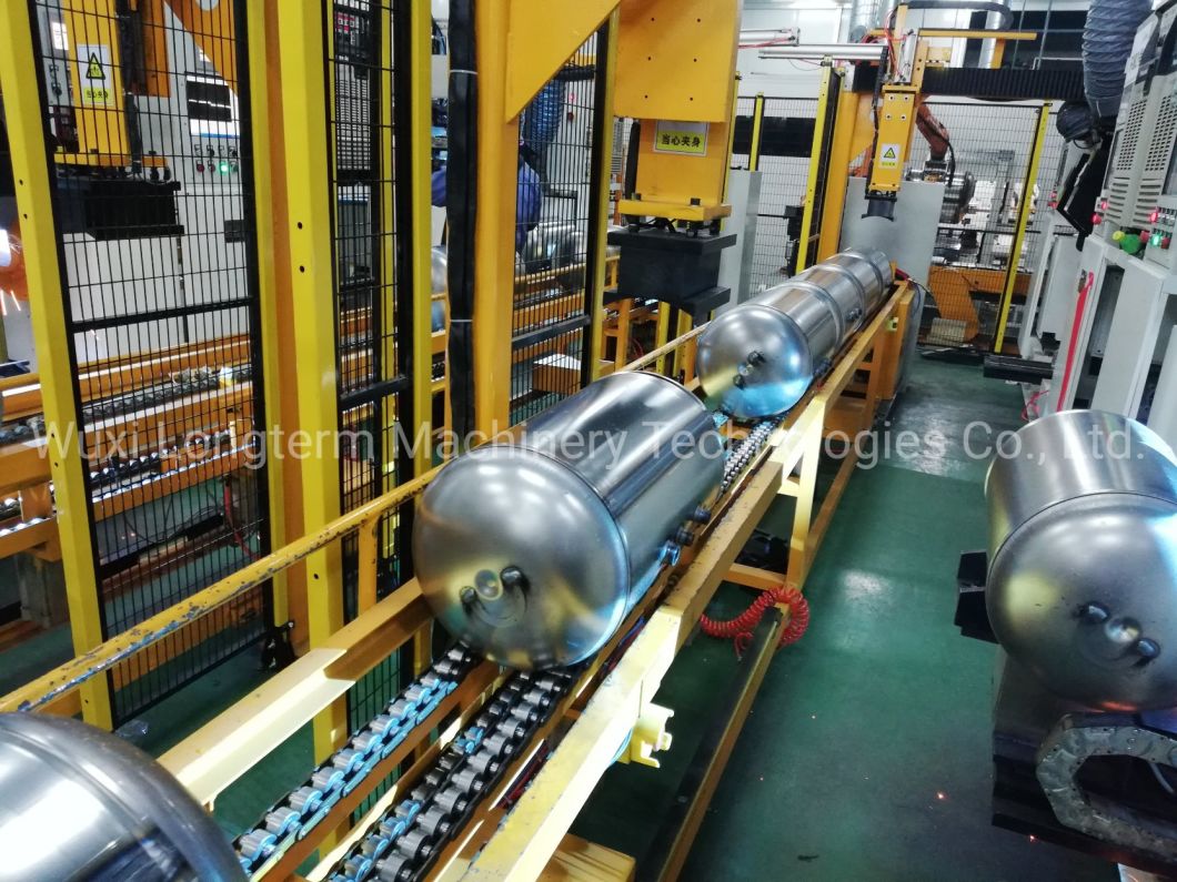 5kg 14kg 12.5kg 18kg 19kg 20kg 35kg Automatic LPG Gas Cylinder Body Circle Seam Welding Line for LPG Manufacturing Plant