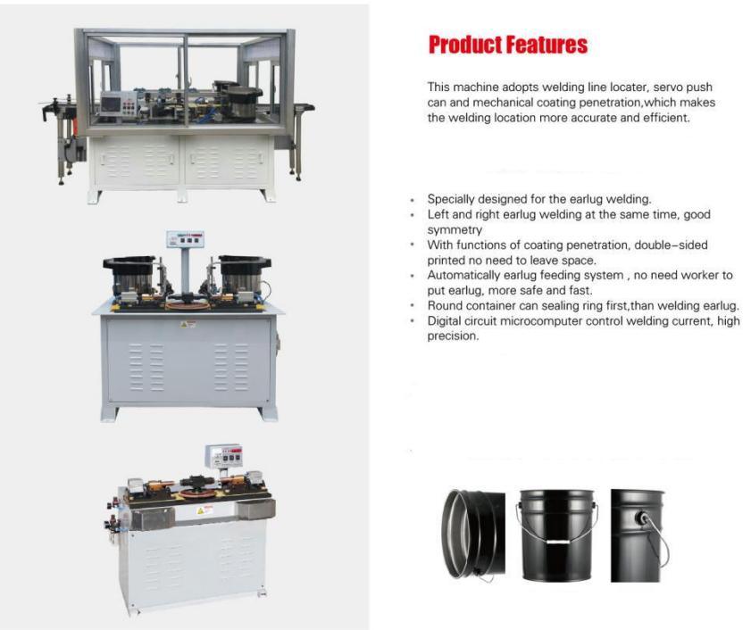 Automatic Square/Round Can Sealing Tin Can Making Machine Production Line
