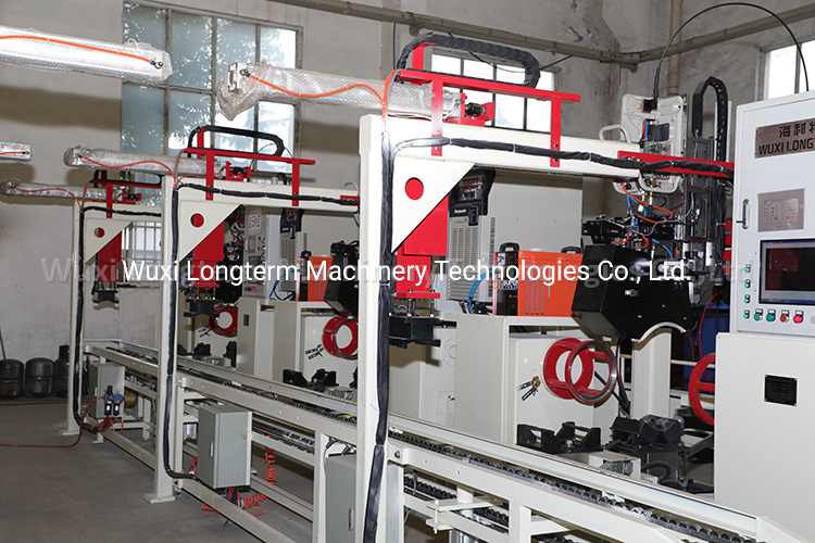 Double Station 20/35/45/50 Kg MIG/Mag Welding Machine, Precise LPG Cylinder Welding Machine with Tracking Device/