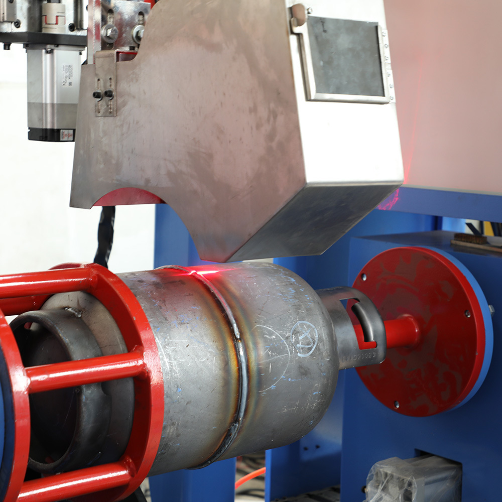 LPG Gas Cylinder Body Manufacturing Circumferential Seam Welding Machine