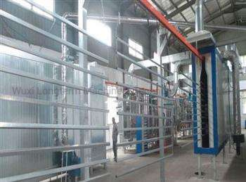 2020 Best Selling Electrostatic Powder Coating Line for Elevator Door/Parts with Automatic Robot Transfer System %