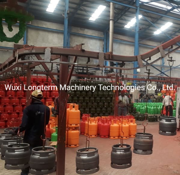 Environmental Protection Ce Approved Powder Coat Production for LPG Gas Cylinder, Auto Powder Coating Booth*