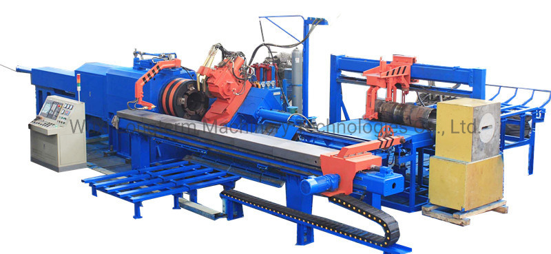 Template or Roller Type Necking-in &Bottom Closing Hot Spinning Machine for CNG Seamless Cylinders/Oxygen Cylinders^
