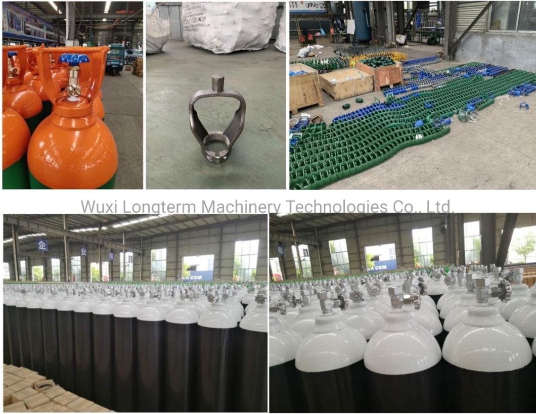 ISO Tped Factory Direct 15L Oxygen Gas Cylinder Medical Tank Bottle~
