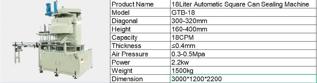 Good Quality Round/Square Shape Tin Can Sealing Machine