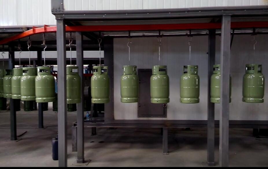 Environmental Protection LPG Cylinder Powder Coating Line