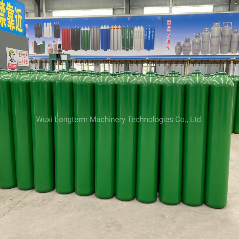 China Manufacture 10L Seamless Oxygen Gas Cylinder for Medical Use~