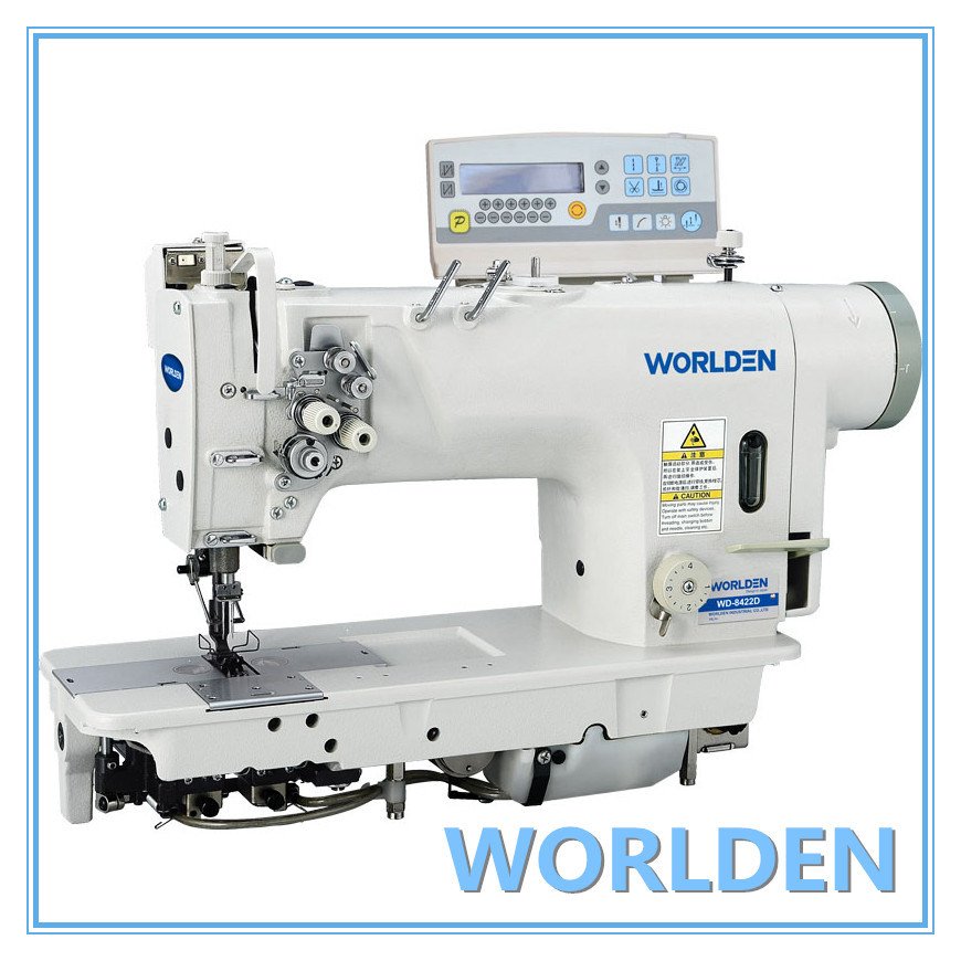 Wd-8422D Direct Drive High Speed Double Needle Lockstitch Sewing Machine