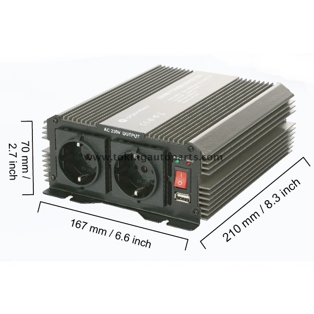 INVERSOR MODIFICADO 600With800W de la ONDA de SENO