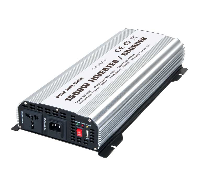 1500W Pure Sine Wave Power Inverter WITH CHARGER