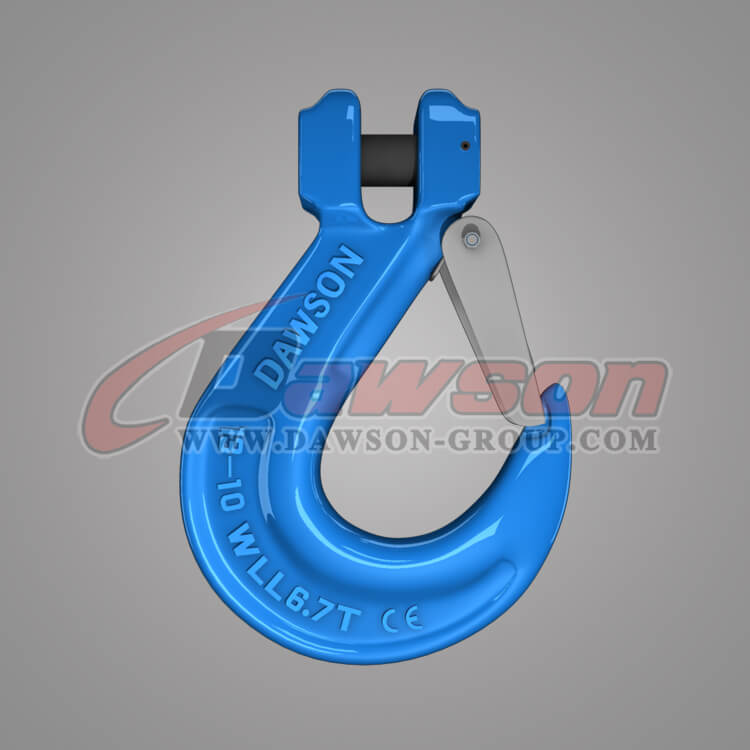 Grade 100 Clevis Sling Hook , G100 Forged Clevis Hook for Lifting Slings - China Supplier グレード 100 クレビス スリング フック、スリングを持ち上げるための G100 鍛造クレビス フック - 中国サプライヤー