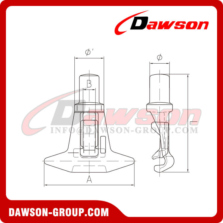 DS938 鍛造超合金鋼固定クラスプ - Dawson Group Ltd. - 中国メーカー、サプライヤー