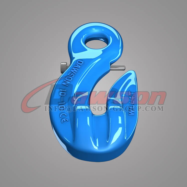 Gancho de agarre de ojo especial de grado 100 con pasador de seguridad, gancho de ojo forjado WLL 4T - F&aacute;brica de China, exportador