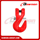DS313 G80 6-16MM Clevis تقصير مهد انتزاع هوك مع دبوس الأمان لضبط طول السلسلة