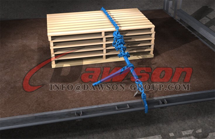 Aplicaci&oacute;n de la carpeta de carga con trinquete forjado G100 sin ganchos para amarre - Dawson Group Ltd. - Proveedor de China