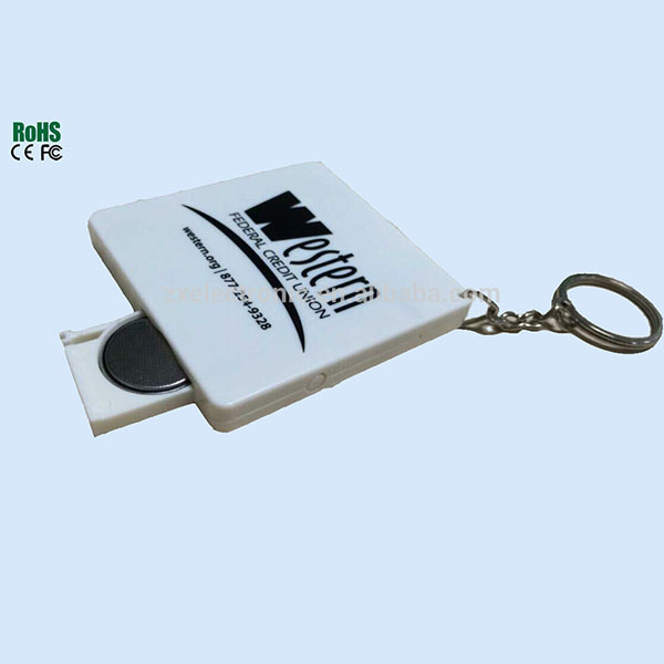 Recordable ABS Plastic Key Holder with Sound Messages Custom