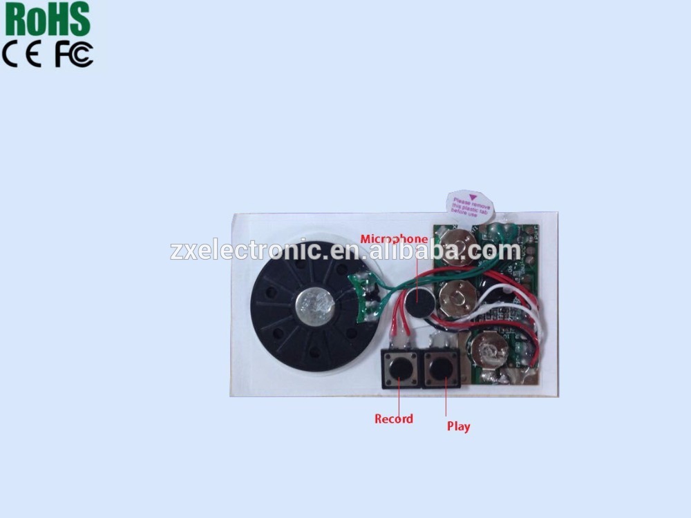 Mini Microphone Voice Recording Playing Module For Talking Gifts