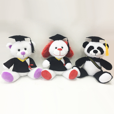Stuffed Graduation Animal Teddy Bears Dog And Panda Plush