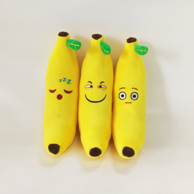 Funny Fruit Banana Big Plush Doll Expression Soft Plush Toys