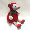Stuffed Red Plush Mouse Toys for Valentines Day Gifts