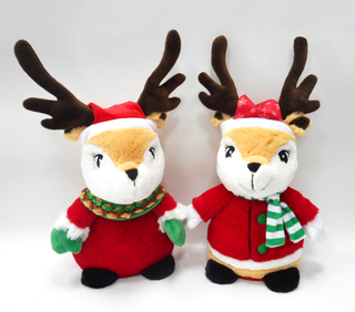 Plush Little Animal Christmas Deer Stuffed Toy for Kids