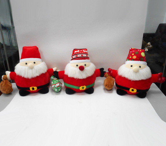 Lovely Soft Material Cartoon Santa Claus Stuffed Plush Toy