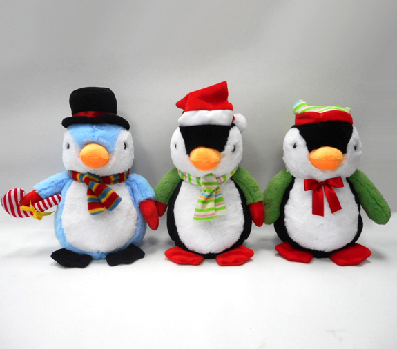 New Plush Cuddly Soft Penguin Plush Toys with Hat