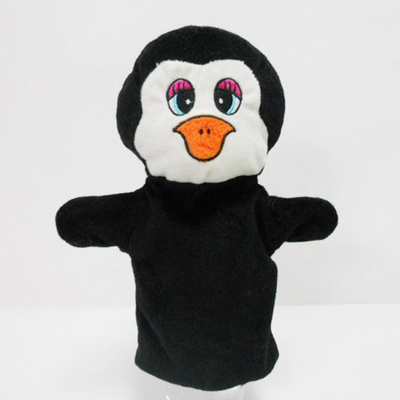 Promotion Kids Stuffed Penguin Soft Animal Hand Puppet