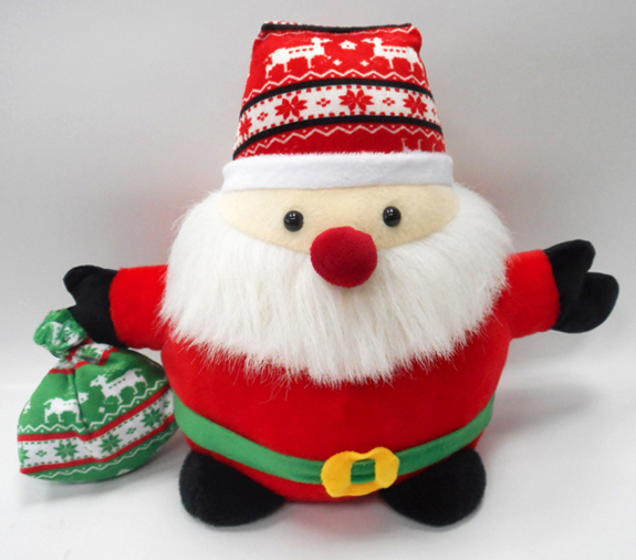 Red Color Christmas Plush Santa Claus Stuffed Dolls