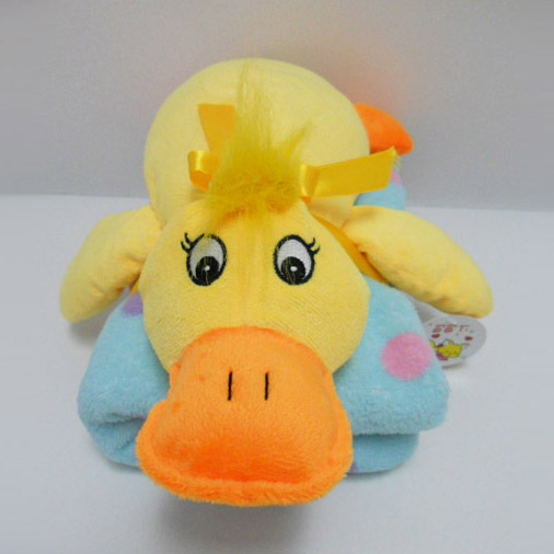 Stuffed Soft Plush Yellow Duck Toy Baby Blanket