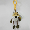 Custom Soft Plush Fox Toy Keychain