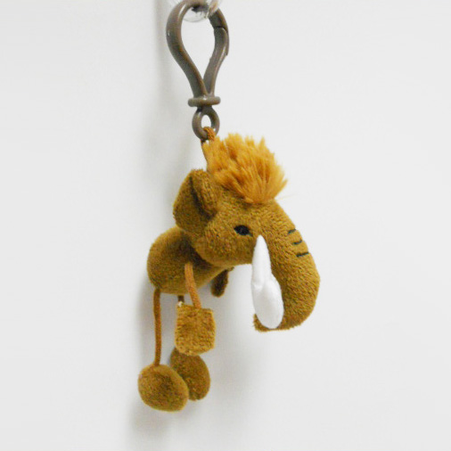 Custom Soft Plush Mamut Toy Keychain
