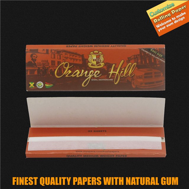 King size 20gsm white rolling paper