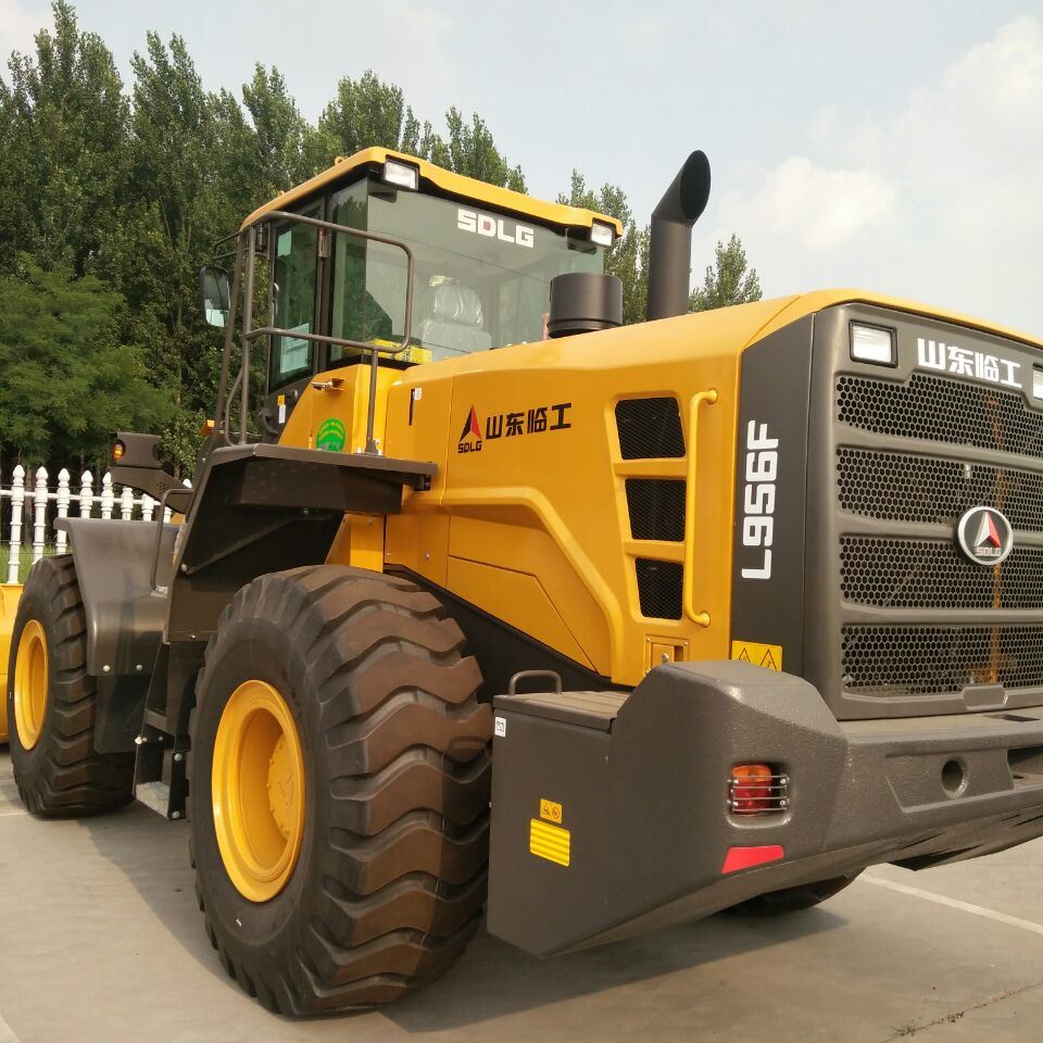 Shandong Lingong 5t Wheel Loader LG956L for Mining, Rock or Coal