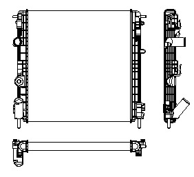 Radiator for RENAULT