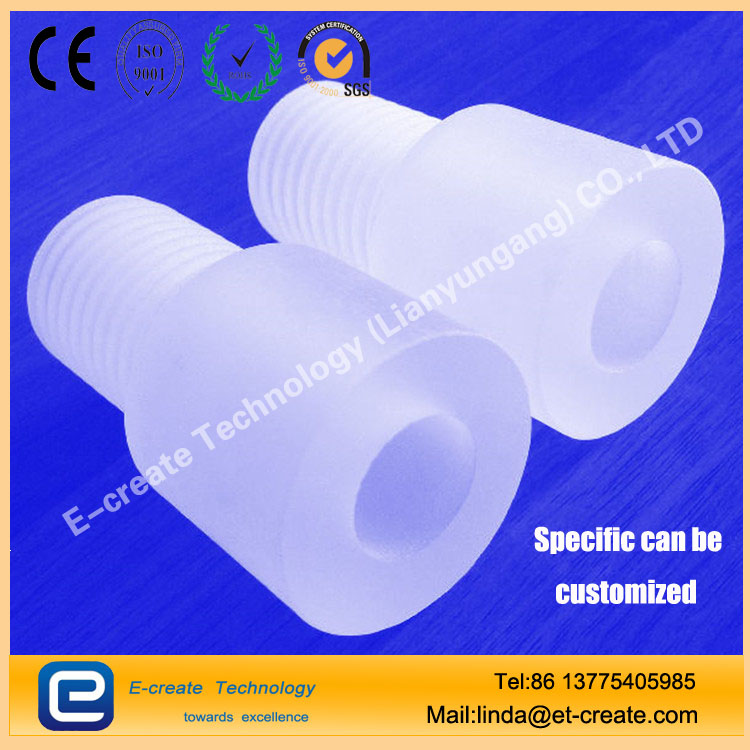 Quartz glass tube thread processing, quartz tube internal and external thread customization, thick wall quartz tube thread pipe