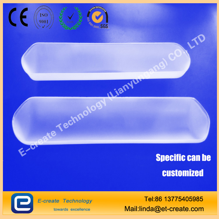 Quartz crystal boat Slotted boat