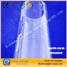 Large Diameter Quartz Tube Secondary Molding Process for Large Diameter Tubular Furnace 130 160 200 300 400mm