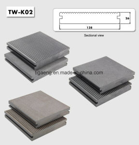 Tuiles ext&eacute;rieures de Decking de WPC Cheap/WPC/panneaux compos&eacute;s/compos&eacute; en plastique en bois