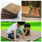 Facile installer le Decking en bois de Vinyle/anti plancher en plastique en bois de Corrossion