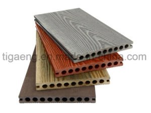 Panneau ext&eacute;rieur r&eacute;sistant au feu de Decking d'Antirot WPC de bonne qualit&eacute;