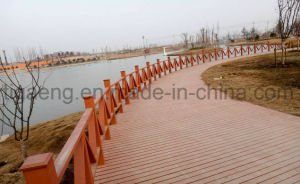 Plaque ext&eacute;rieure r&eacute;sistante au feu imperm&eacute;able &agrave; l'eau de Decking de WPC avec la bonne qualit&eacute;