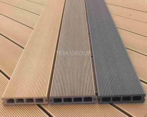 Panneaux d&eacute;coratifs compos&eacute;s du Decking Floors/WPC Outerior de HDPE en bois