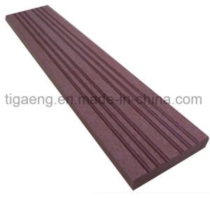 Decking en plastique en bois recyclable personnalis&eacute;/d'usine mod&egrave;le de bonne qualit&eacute; de compos&eacute;s